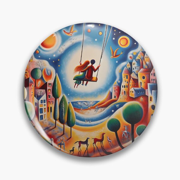 Item preview, Happiness On A Swing - Oneiric Artwork designed and sold by JoyPhotoArt.