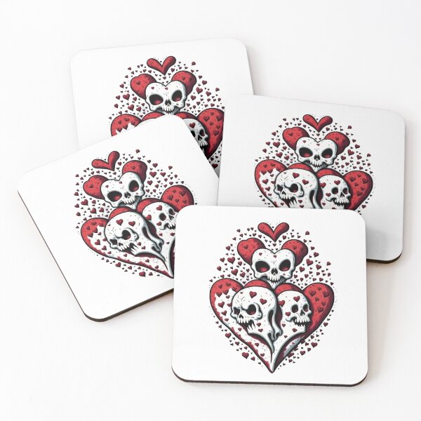 Item preview, Bones and Skulls Heart designed and sold by Digiheart.
