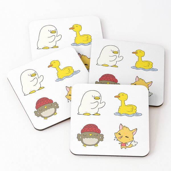 Item preview, kawaii animals to brighten your day designed and sold by huape.