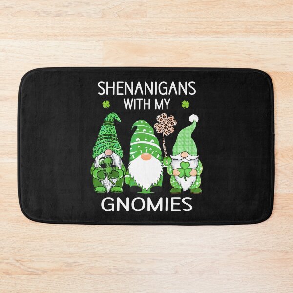 Item preview, St Patricks Day Lucky Shamrock Leopard Gnomes Irish designed and sold by THIENVT.
