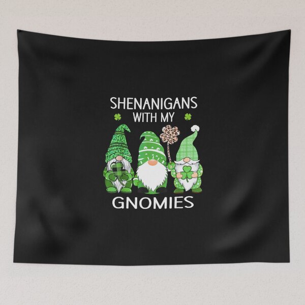 Item preview, St Patricks Day Lucky Shamrock Leopard Gnomes Irish designed and sold by THIENVT.