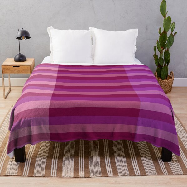Item preview, Horizontal Line Pattern In Dusky Pink, Red Pink and Lilac designed and sold by taiche.