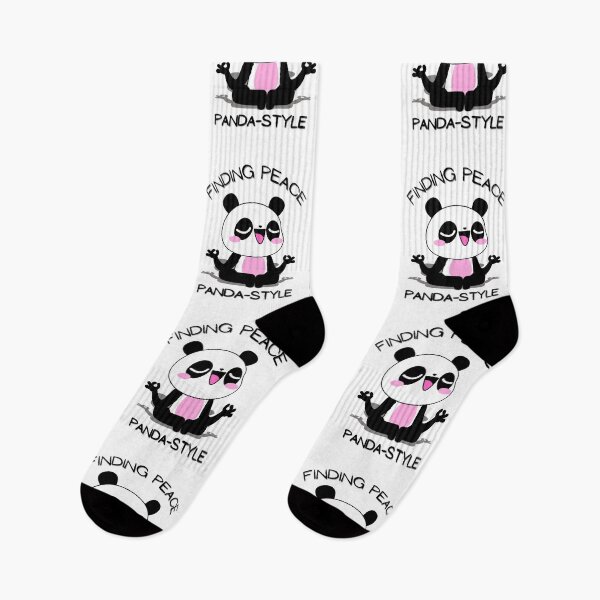 Item preview, Finding Peace, Panda-style PANDA YOGA designed and sold by LyricsWear.