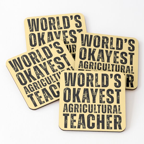 Item preview, Worlds Okayest Agricultural Teacher designed and sold by kamrankhan.