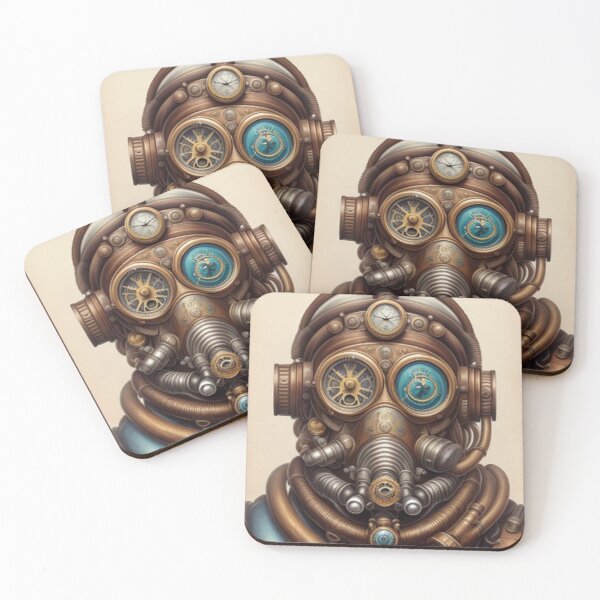 Item preview,  Vintage Steampunk Scuba Diver designed and sold by TheDarkWardrobe.