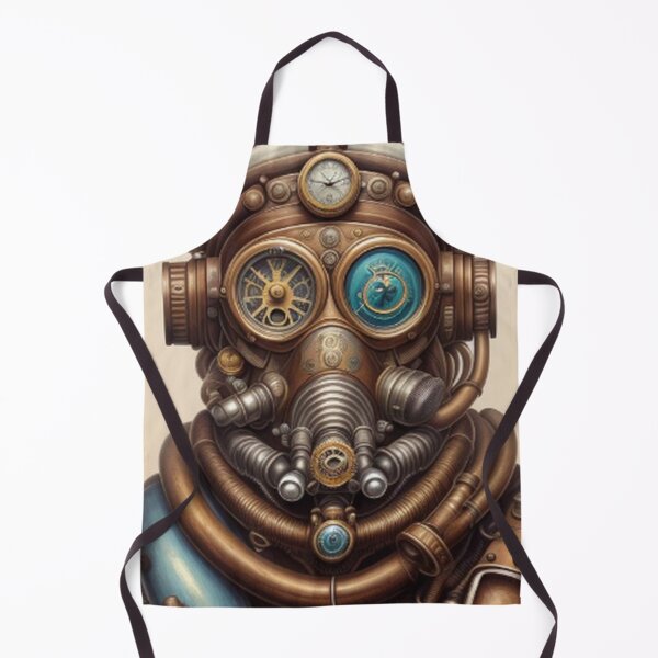 Item preview,  Vintage Steampunk Scuba Diver designed and sold by TheDarkWardrobe.