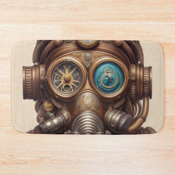 Item preview,  Vintage Steampunk Scuba Diver designed and sold by TheDarkWardrobe.