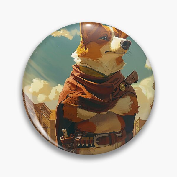 Item preview, Cowboy Corgi dog designed and sold by CorgiCuddle.