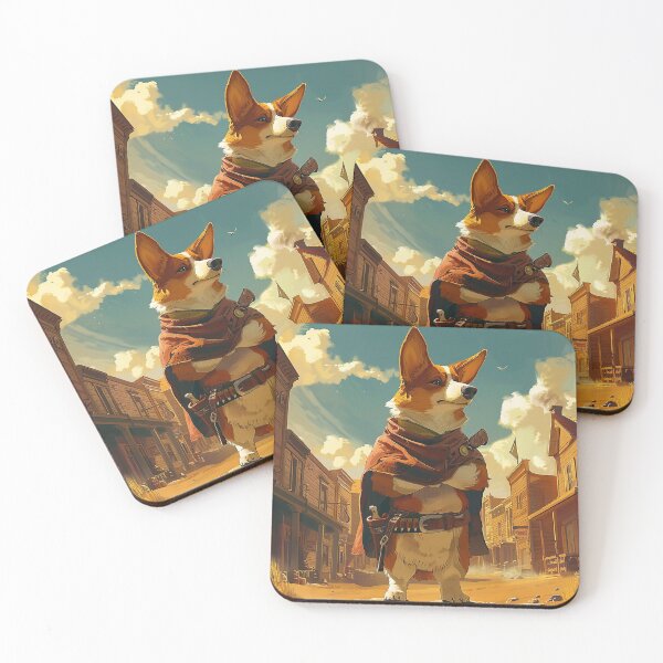 Item preview, Cowboy Corgi dog designed and sold by CorgiCuddle.