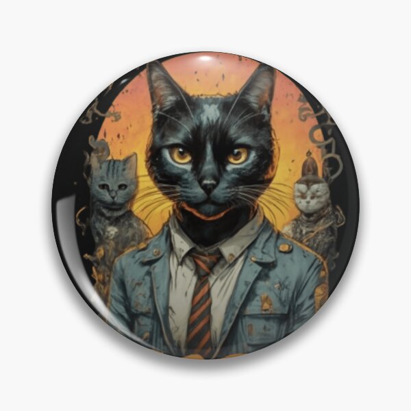Item preview, bad cat designed and sold by TOPSTICKERS1.