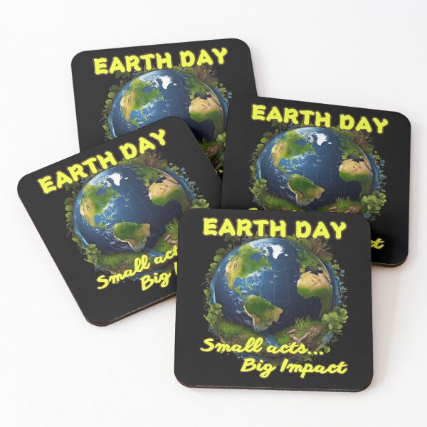 Item preview, EARTH DAY small acts...Huge impact global warming environmental design designed and sold by Jt41.