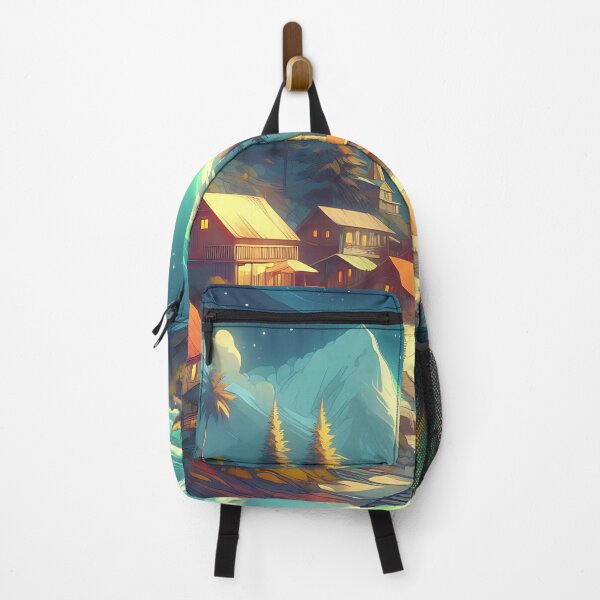 Item preview, Beachside Village designed and sold by RW Art Prints.
