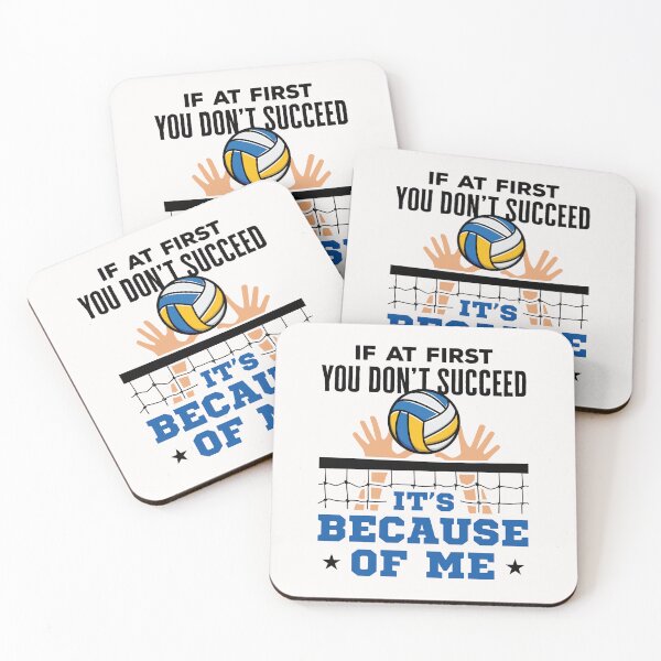 Item preview, Volleyball Player Blocker If at First You Succeed  designed and sold by jaygo.