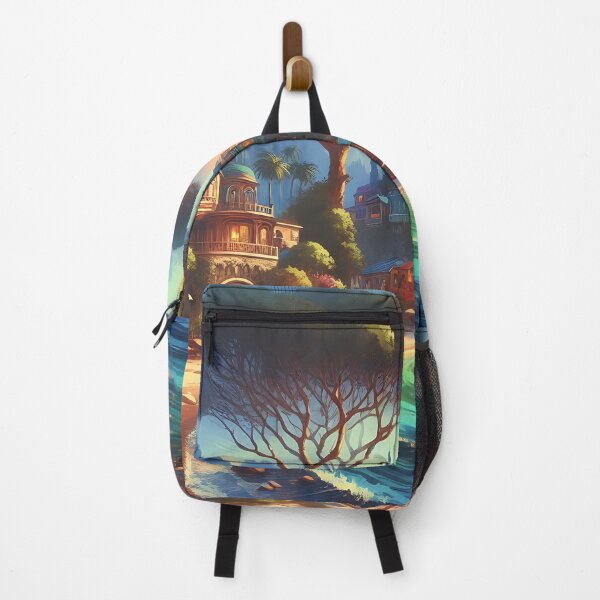 Item preview, Beachside Village designed and sold by RW Art Prints.