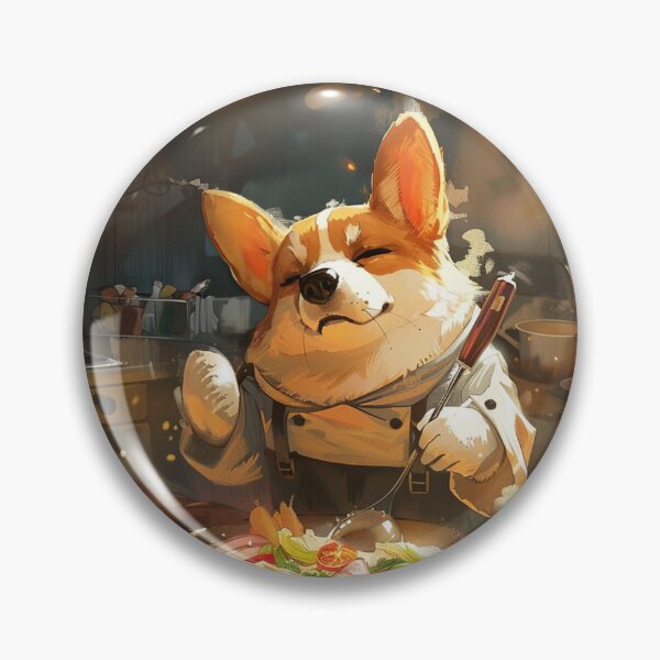 Artikelvorschau, Chef Koch Corgi Hund entworfen und verkauft von CorgiCuddle.