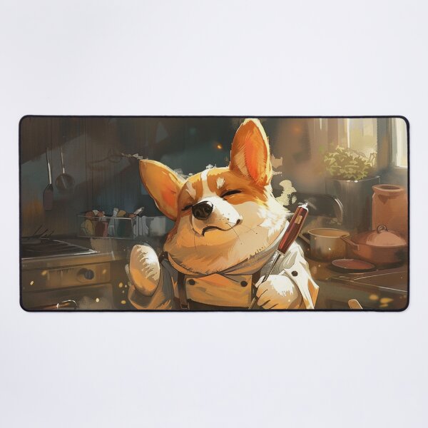 Item preview, Chef Cook Corgi Dog designed and sold by CorgiCuddle.