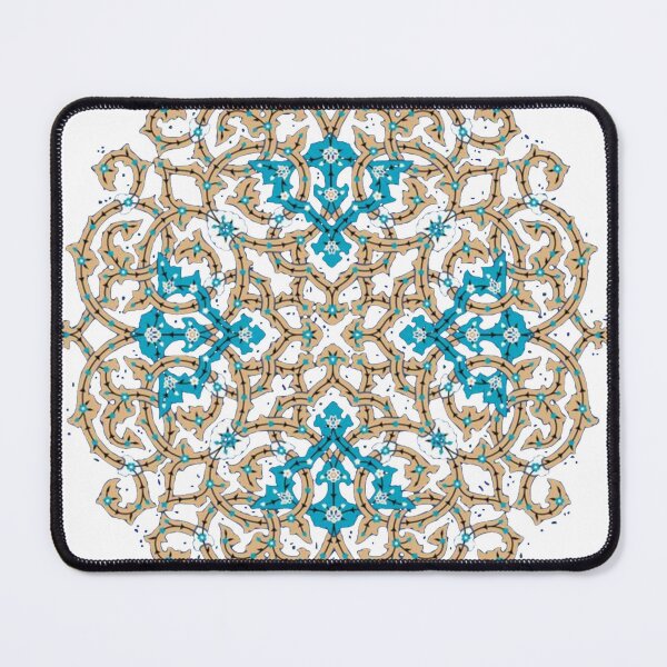 Item preview, Arabic Floral Geometric Design - Orchid Flower - Mosque Tile Decoration designed and sold by Accentish.