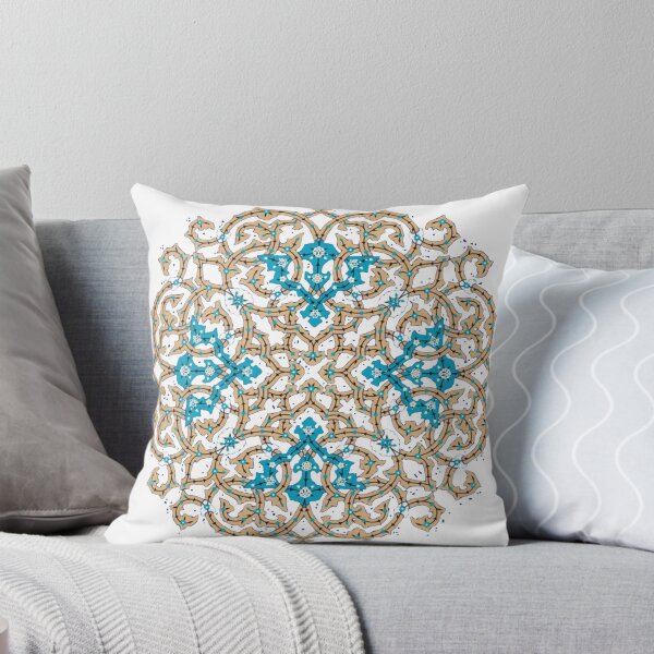 Item preview, Arabic Floral Geometric Design - Orchid Flower - Mosque Tile Decoration designed and sold by Accentish.