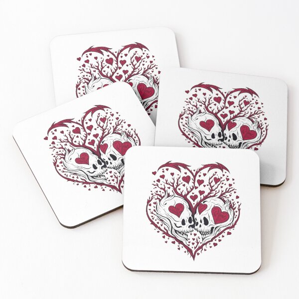 Item preview, Bones and Skulls Heart designed and sold by Digiheart.