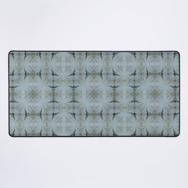Buttonbush Blue Heron Desk Mat