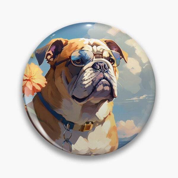 Item preview, Bulldog designed and sold by AmazingBackDrop.