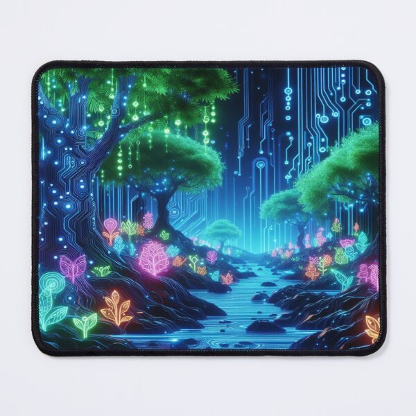 Item preview, “Mystical Neon Pathways” designed and sold by Dominika Farkašová.
