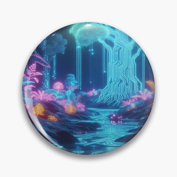 Item preview, “Neon Reverie” designed and sold by Dominika Farkašová.