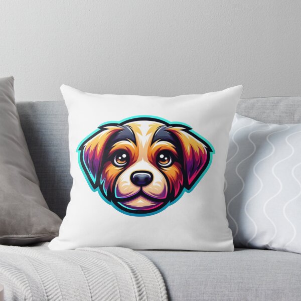 Item preview, a cute little puppy face designed and sold by INKNIK.