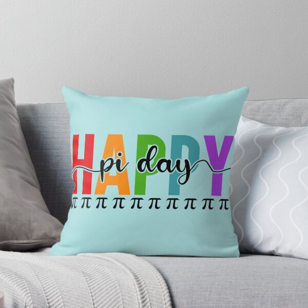 Aperçu de l'œuvre Happy Pi Day : conception colorée de Math Geek créée et vendue par Seedcap7.