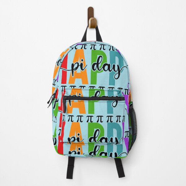 Aperçu de l'œuvre Happy Pi Day : conception colorée de Math Geek créée et vendue par Seedcap7.