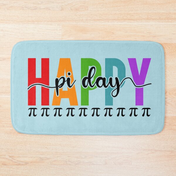 Aperçu de l'œuvre Happy Pi Day : conception colorée de Math Geek créée et vendue par Seedcap7.