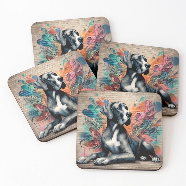Item preview, Whimsical Street Art Canine designed and sold by PawspectCreate.