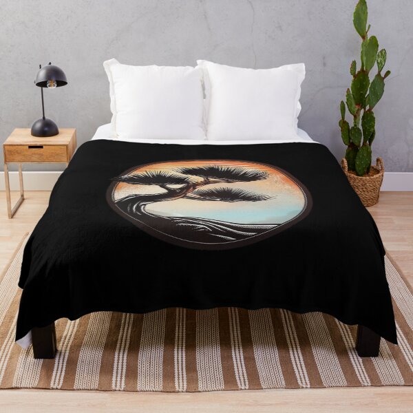 Item preview, Beauty bonsai tree retro sunset designed and sold by SmileshareShop.