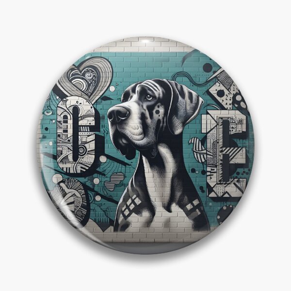 Artikelvorschau, Abstract Street Art Dog Mom entworfen und verkauft von PawspectCreate.