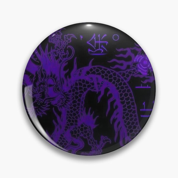 Item preview, Japanese Dragon Purple Neon  designed and sold by momosstyle.