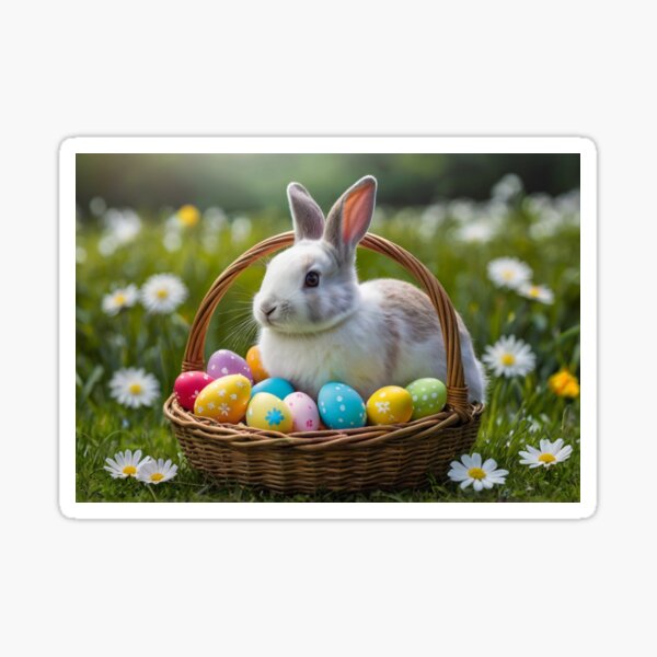 Item preview, Bunny's Easter Basket designed and sold by DaffodilArts.