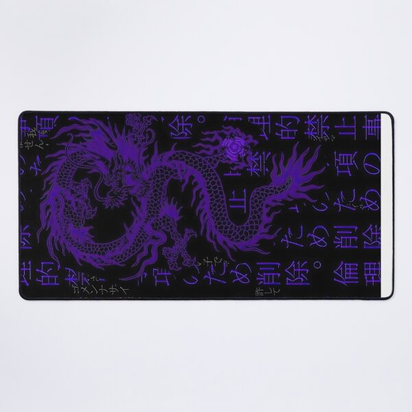 Item preview, Japanese Dragon Purple Neon designed and sold by momosstyle.