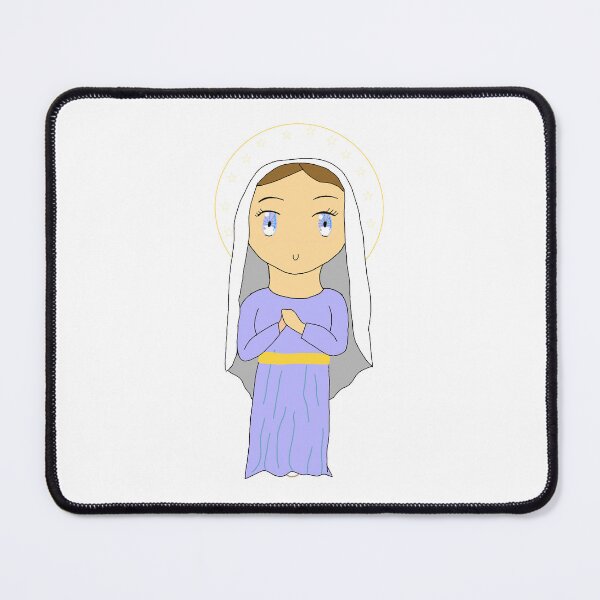 Item preview, chibi style Mary mother of God designed and sold by AveMariaArt.