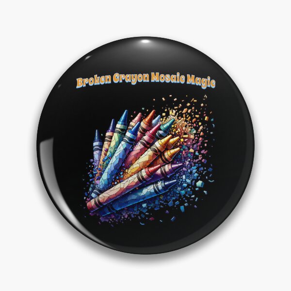 Artikelvorschau, Broken Crayons Still Color – Mosaikzauber aus zerbrochenen Buntstiften entworfen und verkauft von JansenGS.