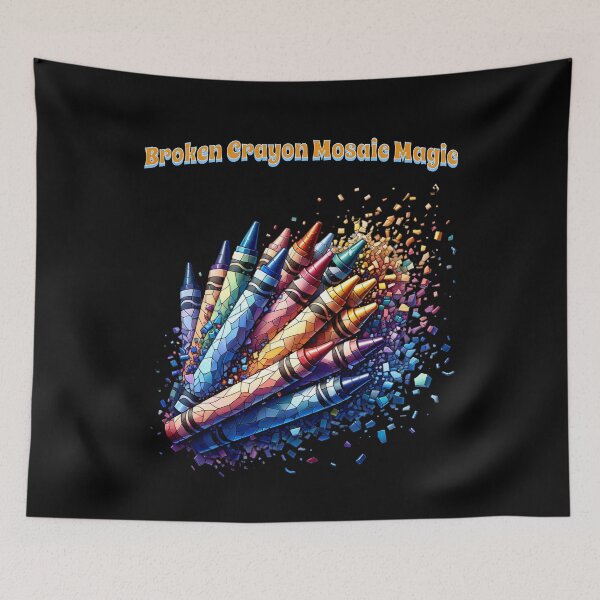 Item preview, Broken Crayons Still Color - Broken crayon mosaic magic designed and sold by JansenGS.