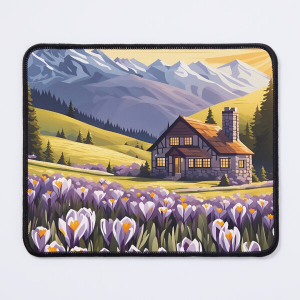 Item preview, Purple Crocus Sunset designed and sold by VeiledVision.
