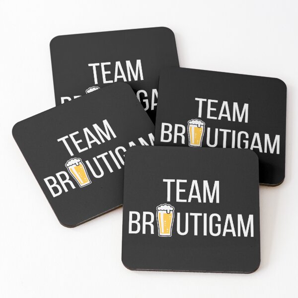 Artikelvorschau, Team Bräutigam (Bier /Junggesellenabschied / White) entworfen und verkauft von MrFaulbaum.