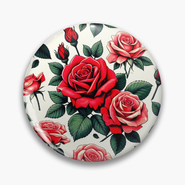 Item preview, Enchanting Rose Garden: Floral Elegance Print designed and sold by Teezone-Art.