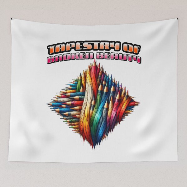 Item preview, Broken Crayons Still Color - Tapestry of broken beauty designed and sold by JansenGS.
