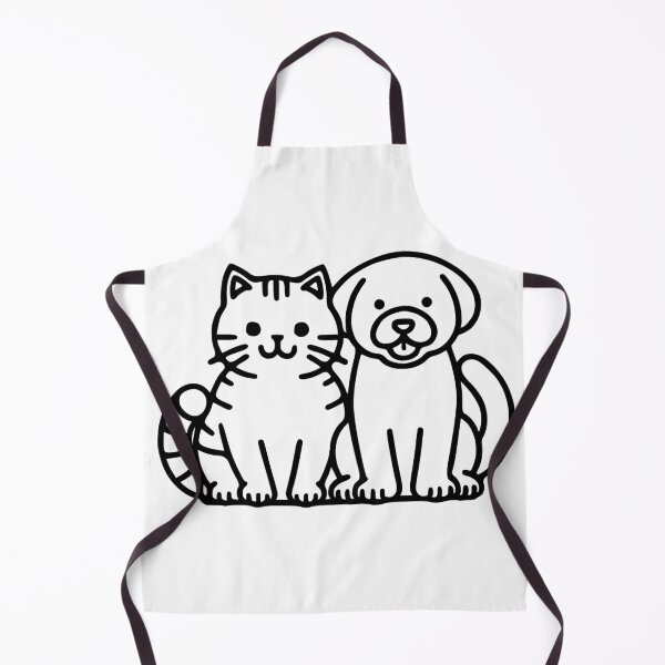 Item preview, Cat & Dog line art drawings  designed and sold by spyduckz.