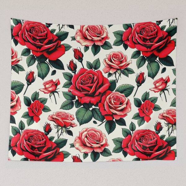 Item preview, Enchanting Rose Garden: Floral Elegance Print designed and sold by Teezone-Art.
