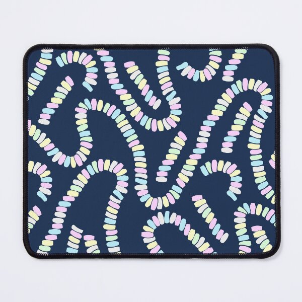 Item preview, Cute Candy Necklace Pattern on Blue Background designed and sold by kapotka.