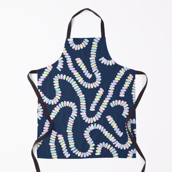 Item preview, Cute Candy Necklace Pattern on Blue Background designed and sold by kapotka.