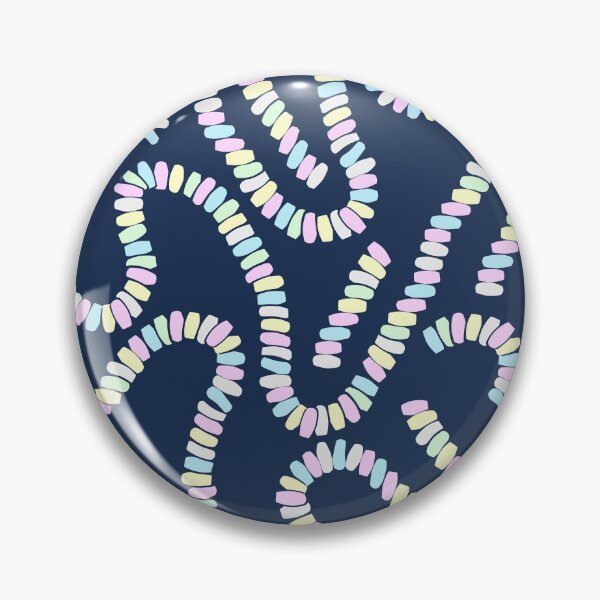 Item preview, Cute Candy Necklace Pattern on Blue Background designed and sold by kapotka.