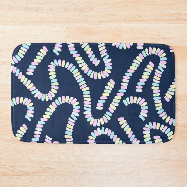Item preview, Cute Candy Necklace Pattern on Blue Background designed and sold by kapotka.